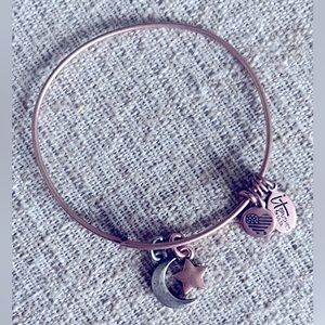 Alex & Ani x It Cosmetics Stars and Moon Charm Bangle Bracelet